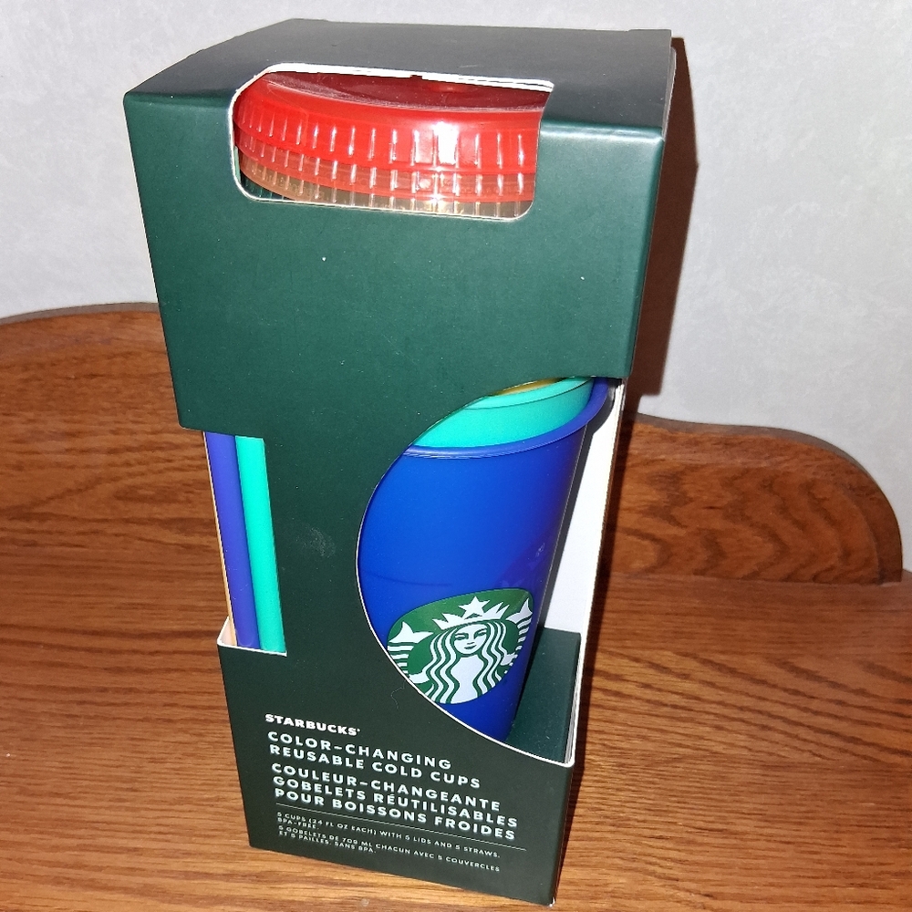 Starbucks Color Changing Cup Set, NWT